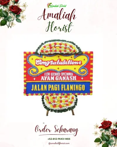 Bunga Papan Congratulation di Tembokrejo